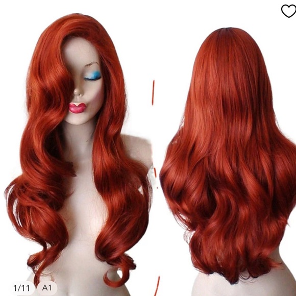 Luxurious Red Hair Wig - Picture 4 of 4